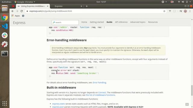 Tutorial Express JS Pemula Indonesia #10 - Advance Middleware смотреть онлайн