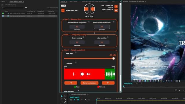 How to Trim Silences in Premiere Pro | AutoCut Plugin Guide #SPON смотреть онлайн