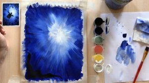 Как легко нарисовать ЧЕРЕПАХУ гуашью по этапно. Полный урок tutorial