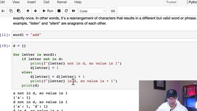 Anagram Python - check if two strings are anagrams смотреть онлайн