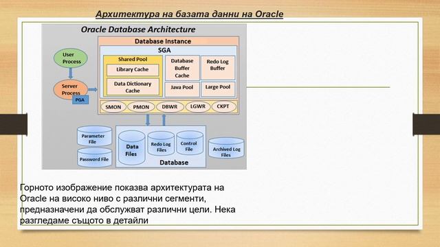 ORACLE - СУБД (КУРСОВ ПРОЕКТ) смотреть онлайн