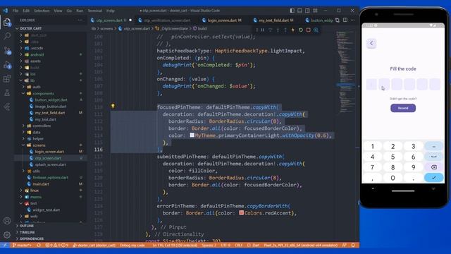 Flutter Tutorial: E-commerce App Clone | OTP Verification | GoRouter | Flutter Part 5 смотреть онлайн
