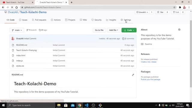 GitHub Web Hosting For Free | GitHub Pages | 5 Min | Step By Step Tutorial For Beginners смотреть онлайн