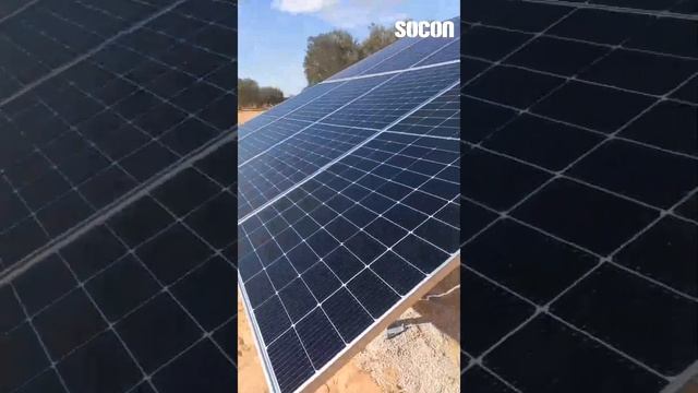 #4 Application Of 4.0KW-220V Solar Pump Inverter In Tunisia.