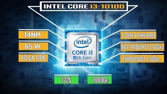 Intel I3-10100 | 10th Gen CPU | gaming benchmark смотреть онлайн
