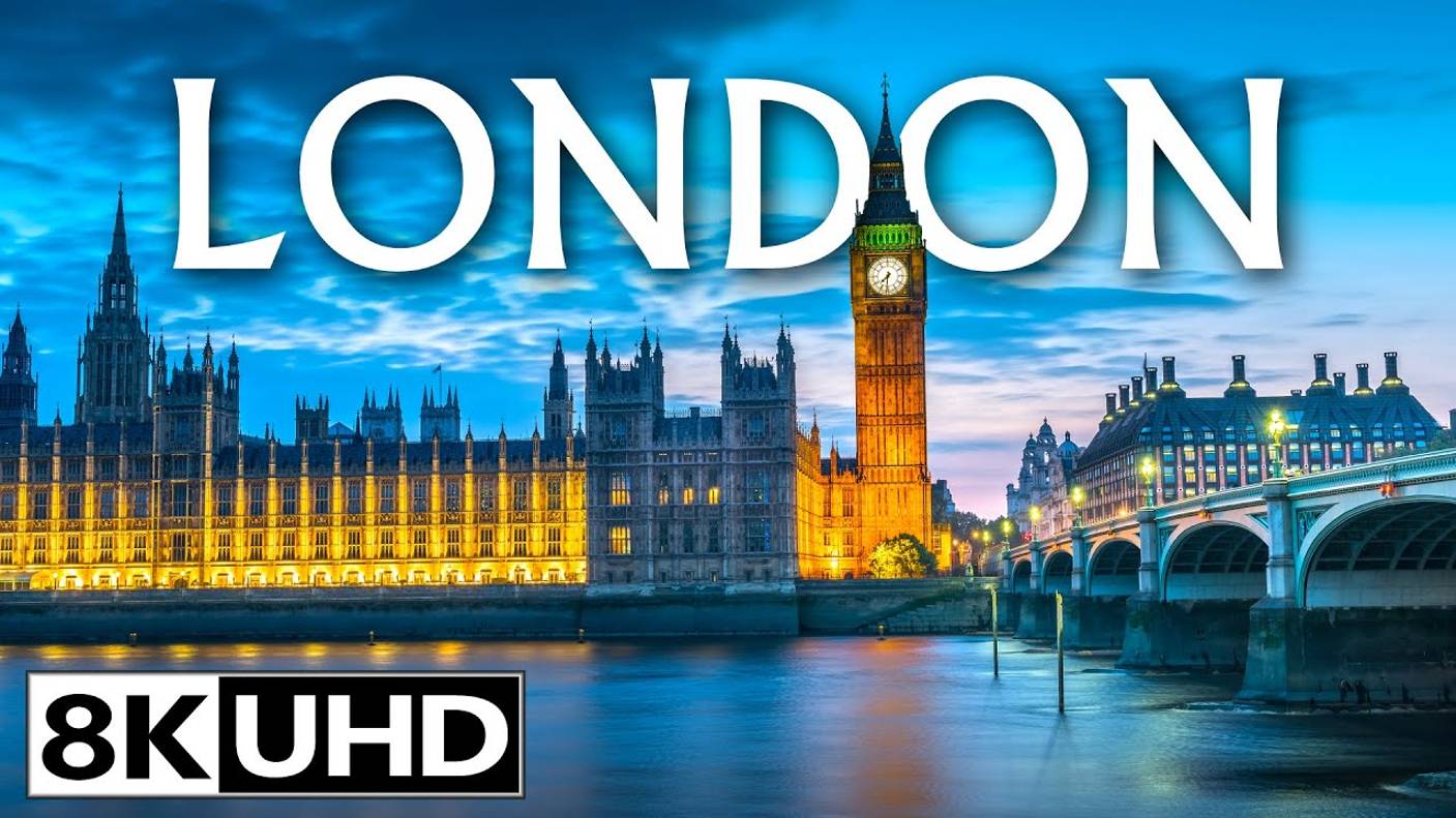 Лондон, Великобритания 8K Видео Ultra HD 240 FPS - Столица Англии смотреть онлайн
