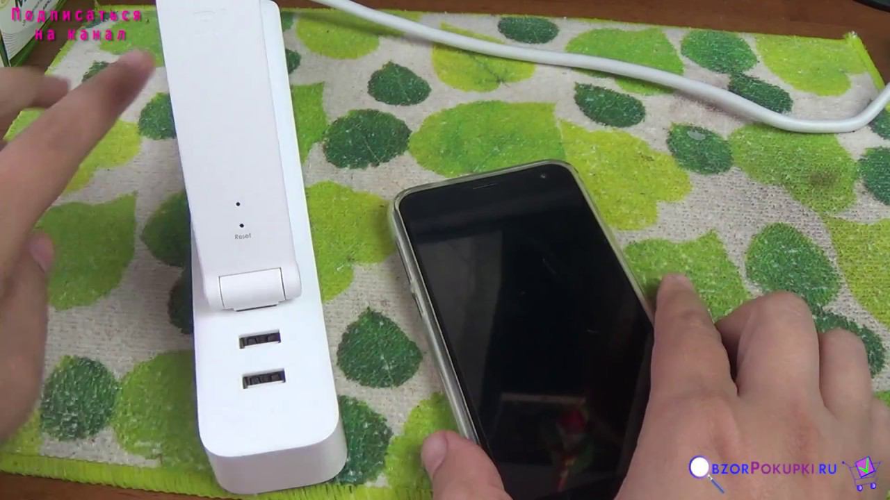 XiaoMi удлиннитель с 3 USB и USB XiaoMi WiFi усилитель - повторитель сигнала смотреть онлайн