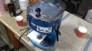 Delonghi ECO 310 кофеварка. Обзор. Инструкция и промывки. Просто и быстро.