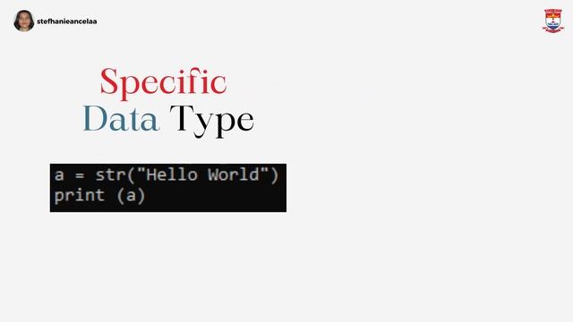 Python - Type of Data (Text Types) смотреть онлайн