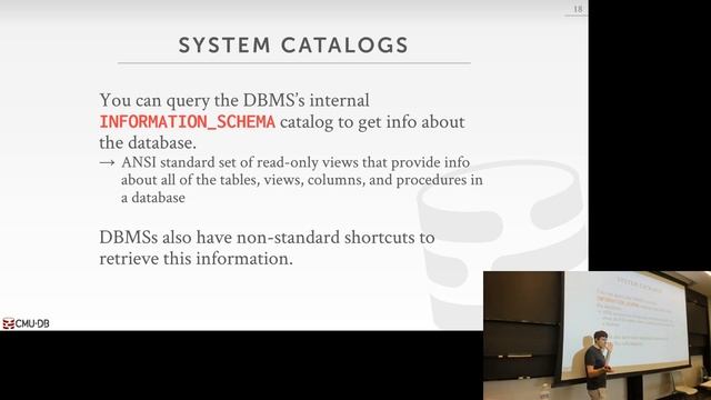 04 - Database Storage II (CMU Databases Systems / Fall 2019) смотреть онлайн