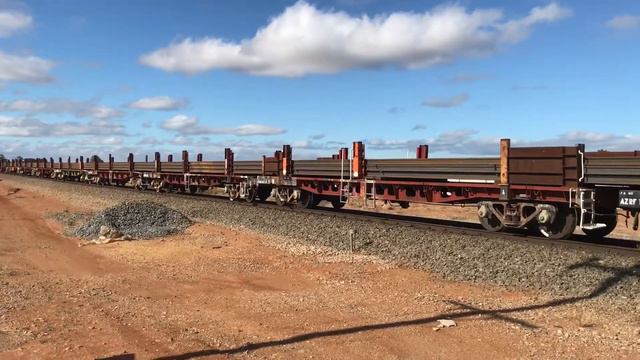 G & GM on 4M41 Rail Train at Virginia, SA. 19/2/2018. смотреть онлайн