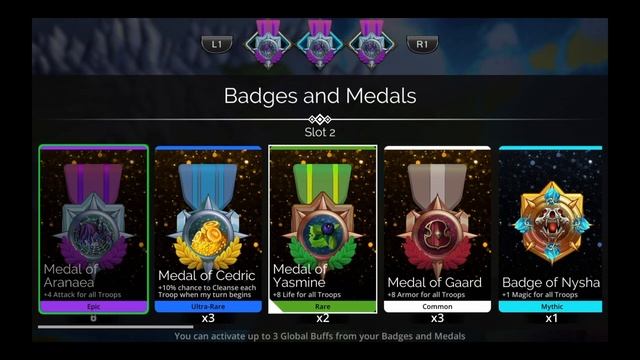 GLOBAL MEDAL GUIDE | Gems of War best setup for your global medals or badges смотреть онлайн