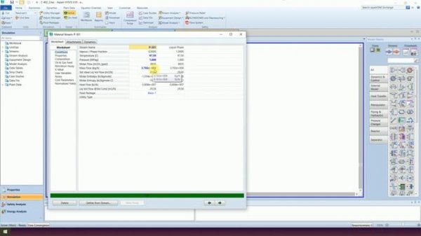 Моделирование сложной ректификационной колонны в Aspen Hysys