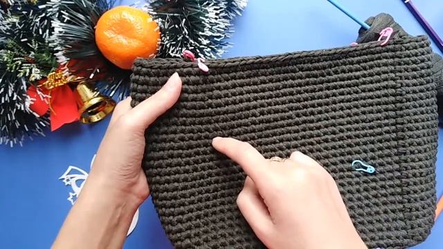 Красивый рюкзак крючком. Мастер класс. Часть 2. Стенки и крышка. смотреть онлайн