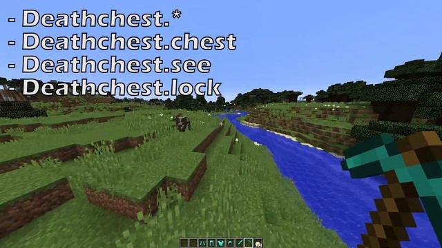 Save your items after you die in Minecraft with DeathChest Plugin смотреть онлайн