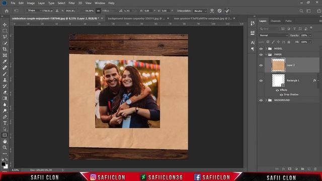[ Photoshop Tutorial ] How to Create a Polaroid Framed Picture in Photoshop смотреть онлайн