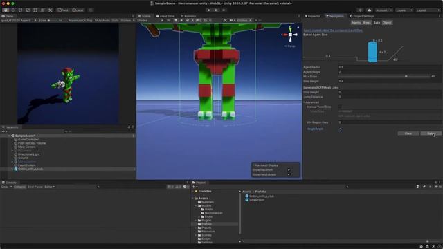 How to fix character floating above the ground when using NavMesh in Unity 3D смотреть онлайн