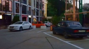 ДАГОМЫС ВЕЧЕРОМ. ПОСЕЛОК. НАБЕРЕЖНАЯ.