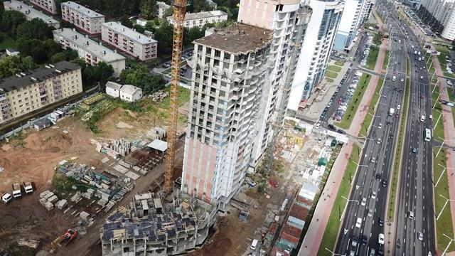 Грушевский Посад. Отчёт о строительстве (23.07.2019) смотреть онлайн