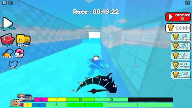Yüzme Yarışı Yaptım! Roblox Swim Race Clicker #roblox #oyun смотреть онлайн