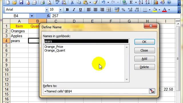 AM 461 Naming cells.Microsoft Excel 2003 ECDL Advanced ITQ3 смотреть онлайн