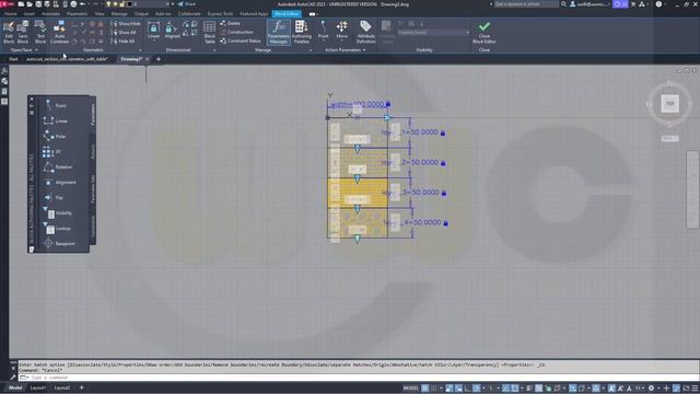 2D Dynamic Section-View parametric - Autocad 2023 Training - 2D Basics смотреть онлайн