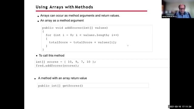 Big Java Chapter 7 Section 1 - Arrays смотреть онлайн