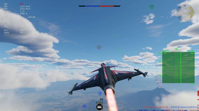Bit of Dog Fighting - Gripen C - War Thunder смотреть онлайн