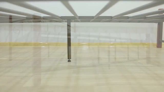 Металлическая кровать Афина на деревянных ножках