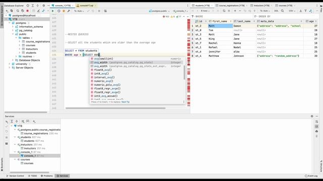 PostgreSQL - Sub Querying смотреть онлайн