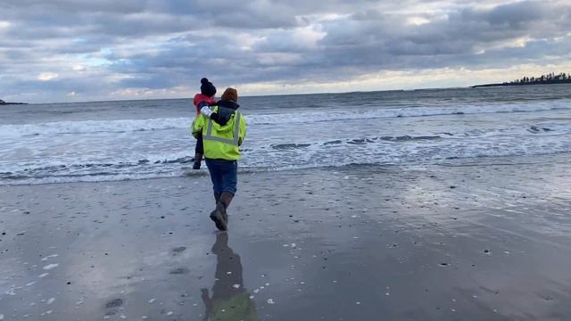 Winter Swim Challenge Accepted Ice Cold Swim Beach Adventure смотреть онлайн