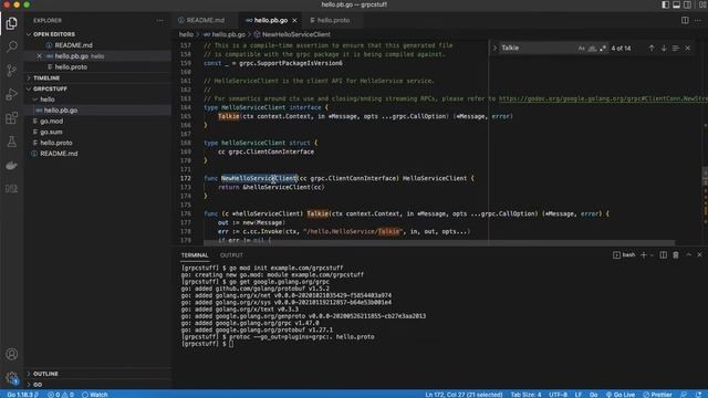 2022 Golang gRPC for Beginner Tutorial смотреть онлайн