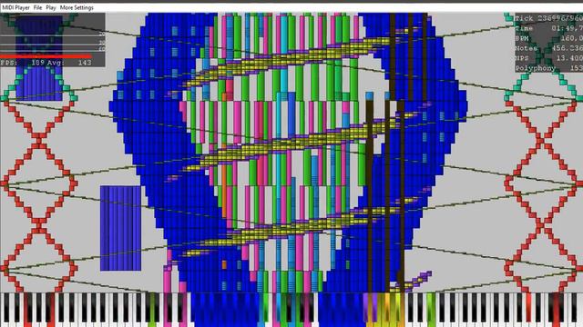 [Black MIDI] Ultralight MIDI Player - Heart And Soul 19.40 Million