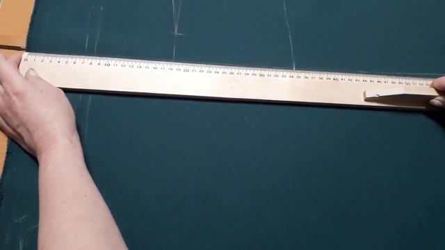 Выкройка прямой юбки. Построение юбки сразу на ткани.mp4