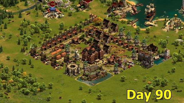 Forge of Empires: 1 Year City Timelapse - From Nothing to Unstoppable GBG Fighter in a Year! (Clean смотреть онлайн