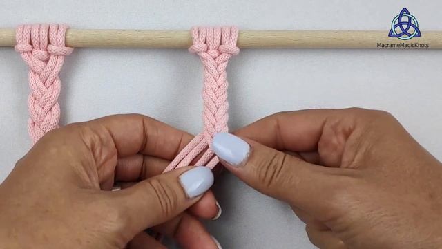 3 EASY Macrame Braids with 3 (6) Cords - Macrame Braid Tutorial смотреть онлайн