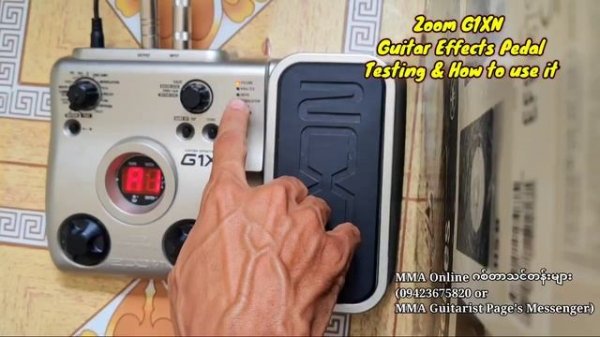 Zoom G1XN Guitar Effects Testing & How to use it.