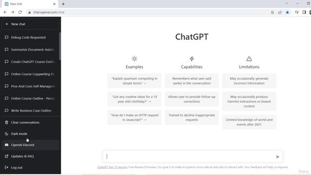 ChatGPT login: Overview of the ChatGPT interface смотреть онлайн