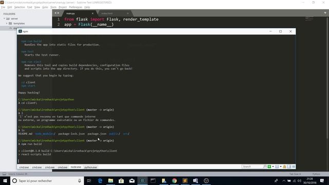 Flask - React смотреть онлайн