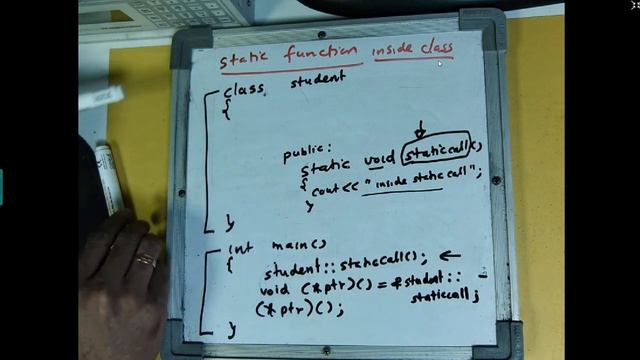 class19 of c++ class and objects: static function смотреть онлайн