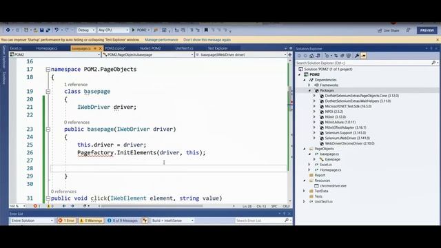 Selenium C# with Page Object Model .NET Core SDK|page object model in c#,page object mode смотреть онлайн
