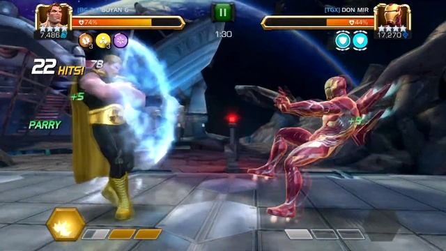 Hyperion vs Node 38 Iron Man Infinity War (IMIW) - Marvel Contest of Champions смотреть онлайн