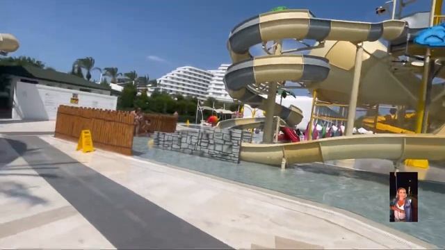 Аквапарк отеля TITANIC BEACH LARA 5*. Анталия. Турция. Сентябрь 2021 смотреть онлайн