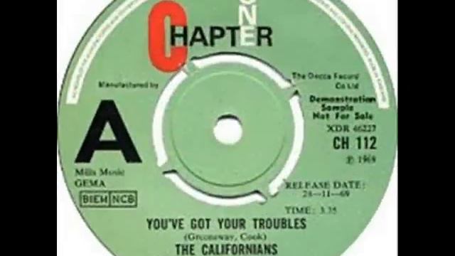The Californians, You've Got Your Troubles.wmv смотреть онлайн