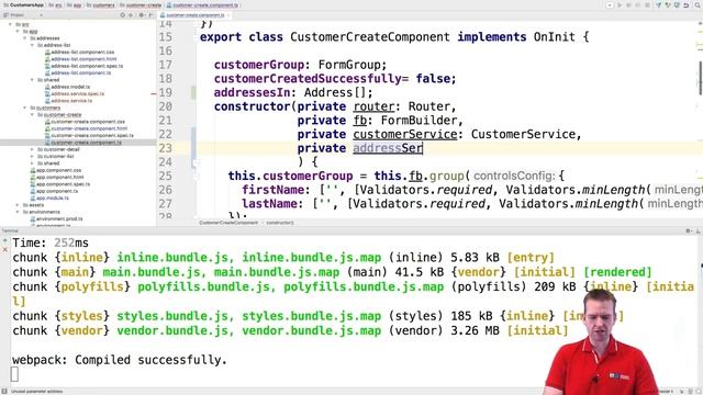 Building a Angular4+ Web App | S4P111 | Introduction to adding multiple addresses on create смотреть онлайн