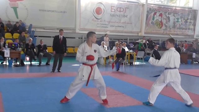 Кубок Беларуси по каратэ 2015. Загреков (Волат, Минск) -Куроедов (Будокай, Новополоцк) смотреть онлайн