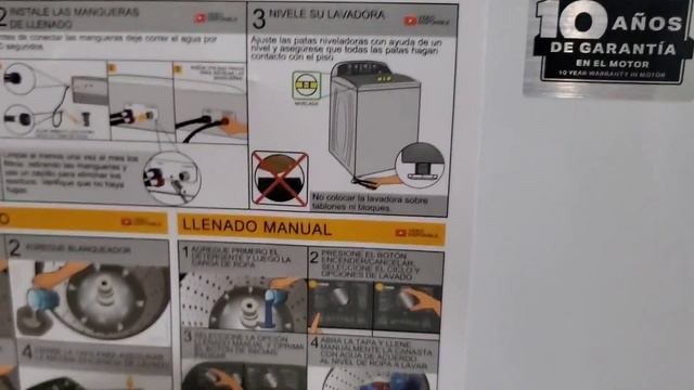 Lavadora Whirlpool de 22kg Modelo 8MWTW2224WJM смотреть онлайн