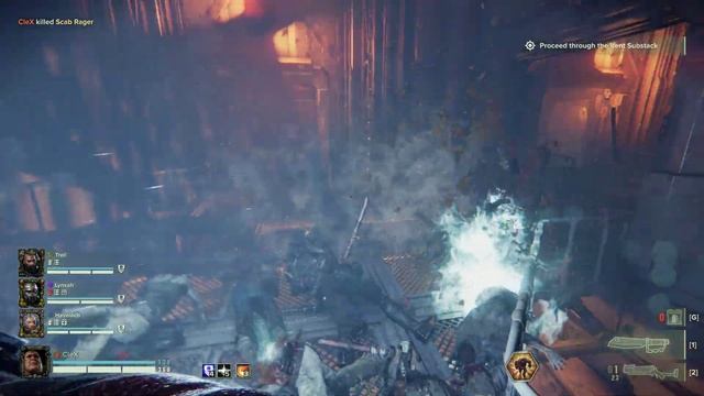 Warhammer 40k Darktide - Into the Maelstrom gameplay! Ogryn Mayhem in Maelstorm смотреть онлайн
