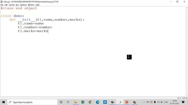 #1 Classes and objects in python || init function || python tutorial || python for beginner ||pytho смотреть онлайн