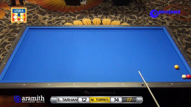 #5 • E. TARHAN vs M. TORRES - 2017 USBA 3-Cushion National Championship смотреть онлайн